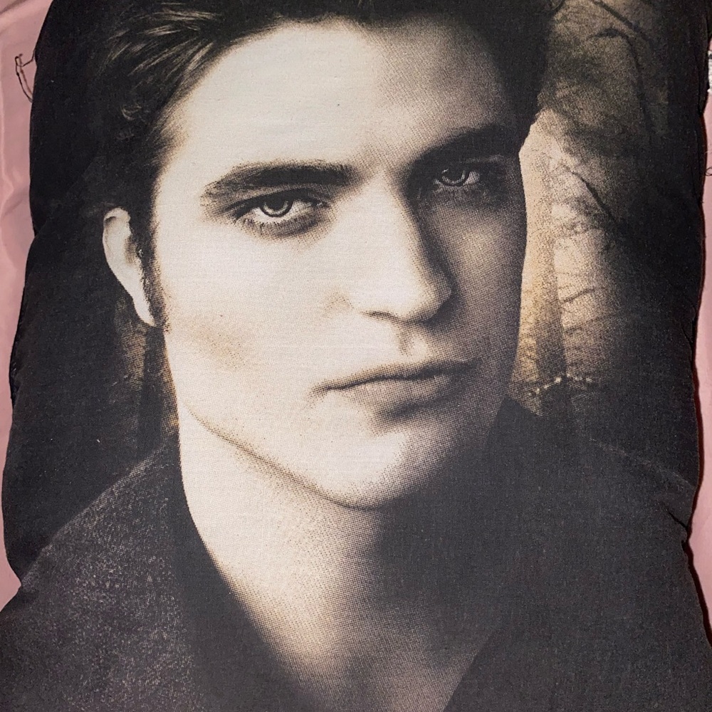 Twilight Edward Cullen Pillow + Blanket Bundle